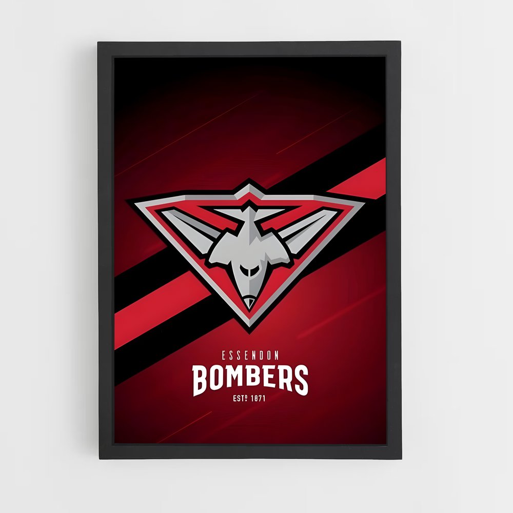Poster Essendon de bombers – affiche Football australien (vue 2)